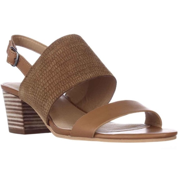 Lucky Brand Shoes - Lucky Brand Gewel Block Heel Sandal Leather Sz 10